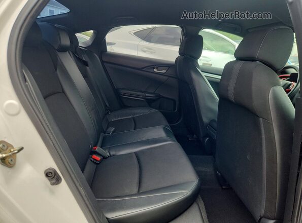 2HGFC2F89KH527545 2019 HONDA CIVIC White Widok tylnych siedzeń