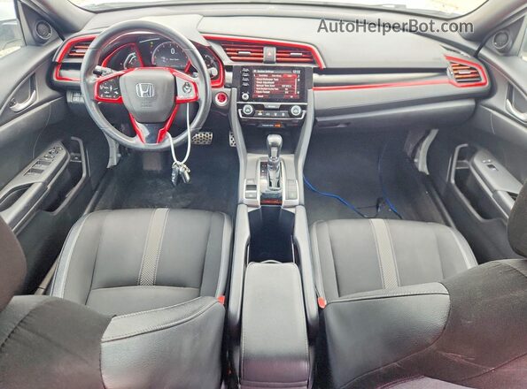 2HGFC2F89KH527545 2019 HONDA CIVIC White Widok deski rozdzielczej