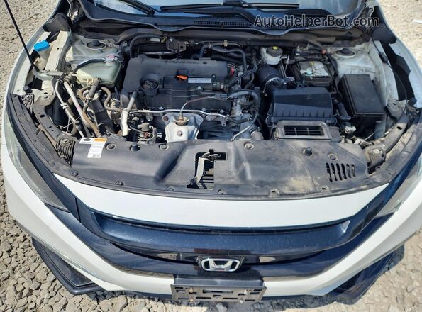 2HGFC2F89KH527545 2019 HONDA CIVIC White Widok wnętrza z tyłu