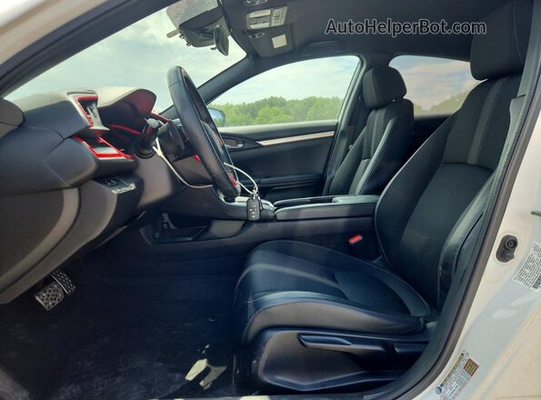 2HGFC2F89KH527545 2019 HONDA CIVIC White Widok wnętrza z przodu