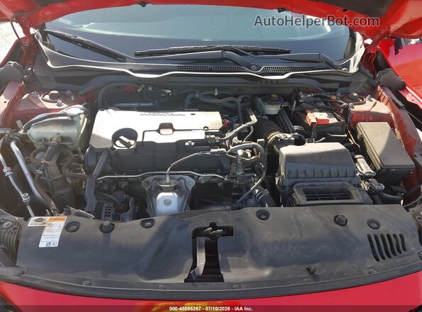 2HGFC2F89KH567480 2019 HONDA CIVIC Red Rear view
