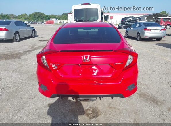 2HGFC2F89KH567480 2019 HONDA CIVIC Red 