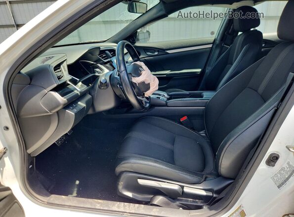 2HGFC2F89KH568354 2019 HONDA CIVIC Белый Вид салона спереди