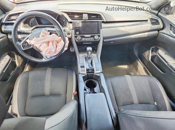 2HGFC2F89KH568354 2019 HONDA CIVIC Белый Вид панели приборов