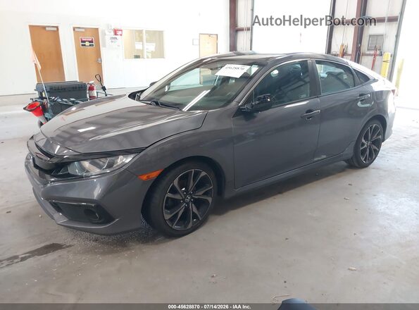 2HGFC2F89LH519060 2020 HONDA CIVIC Gray Przód lewy