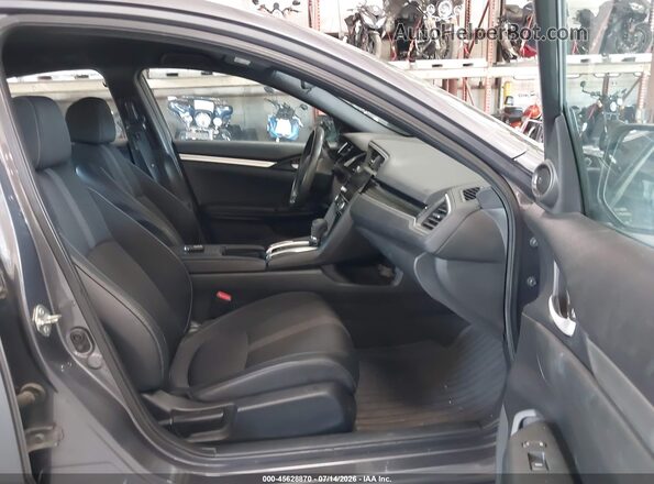 2HGFC2F89LH519060 2020 HONDA CIVIC Gray Widok wnętrza z przodu