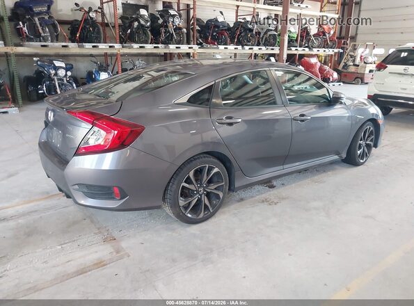 2HGFC2F89LH519060 2020 HONDA CIVIC Gray Tył prawy
