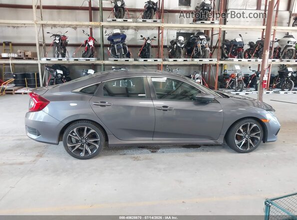 2HGFC2F89LH519060 2020 HONDA CIVIC Gray Widok wnętrza 360 stopni