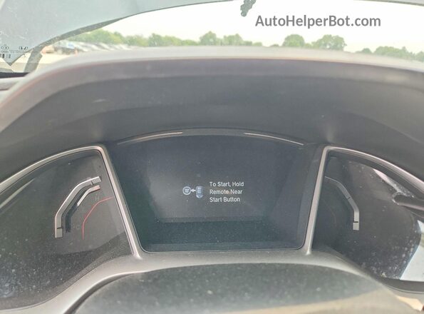 2HGFC2F89LH521147 2020 HONDA CIVIC Черный Вид щитка приборов