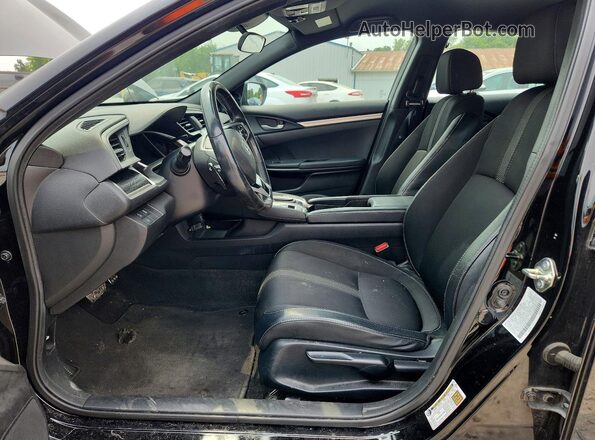 2HGFC2F89LH521147 2020 HONDA CIVIC Черный Вид салона спереди