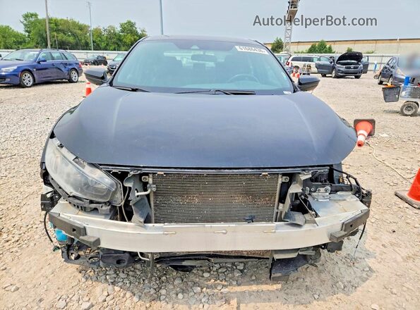 2HGFC2F89LH521147 2020 HONDA CIVIC Черный Вид спереди