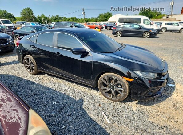 2HGFC2F89LH526204 2020 HONDA CIVIC Black Առջևի աջ