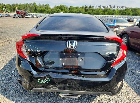 2HGFC2F89LH526204 2020 HONDA CIVIC Black Հետևի տեսք