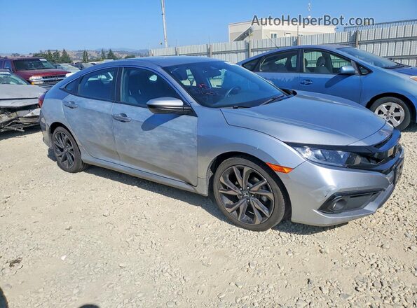 2HGFC2F89LH531256 2020 HONDA CIVIC Gray Delantero derecho