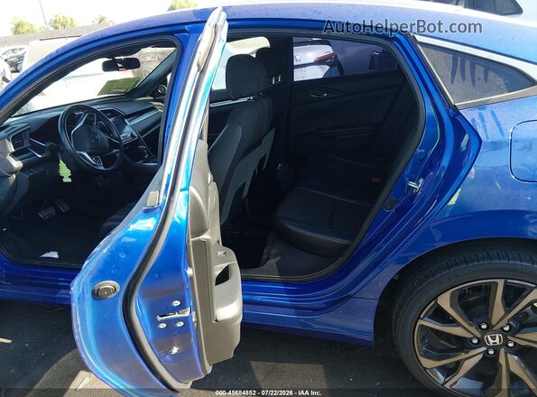 2HGFC2F89LH555900 2020 HONDA CIVIC Blue VIN კოდის სტიკერის ხედი