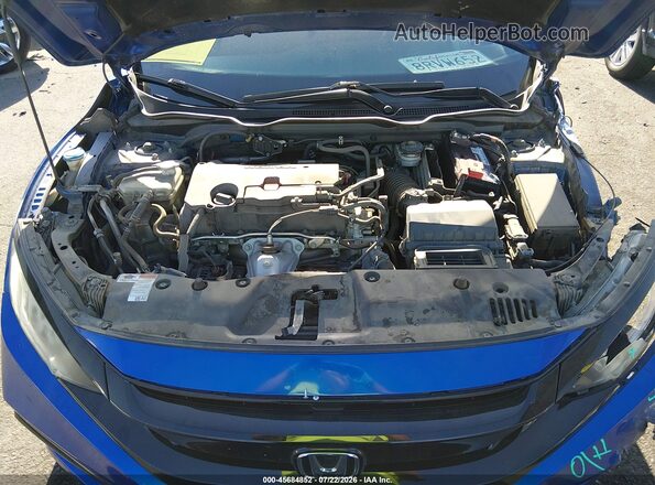 2HGFC2F89LH555900 2020 HONDA CIVIC Blue უკანა ხედი