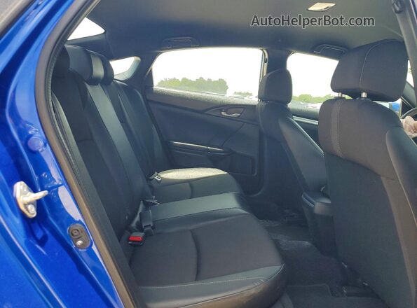 2HGFC2F89LH571773 2020 HONDA CIVIC Blue Вид задніх сидінь