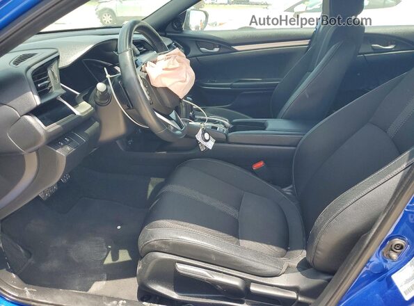 2HGFC2F89LH571773 2020 HONDA CIVIC Blue Вид салону спереду