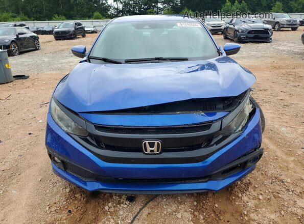 2HGFC2F89LH572728 2020 HONDA CIVIC Синий Вид спереди