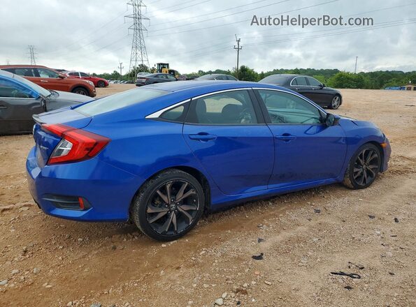 2HGFC2F89LH572728 2020 HONDA CIVIC Синий Задняя правая четверть