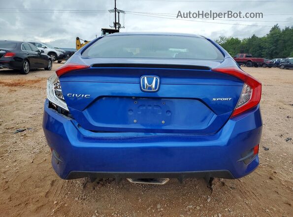 2HGFC2F89LH572728 2020 HONDA CIVIC Синий Вид сзади