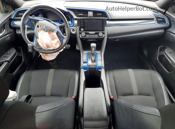 2HGFC2F89LH572728 2020 HONDA CIVIC Синий Вид панели приборов
