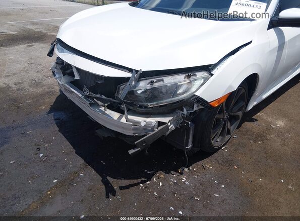 2HGFC2F89LH592669 2020 HONDA CIVIC Белый Вид спереди