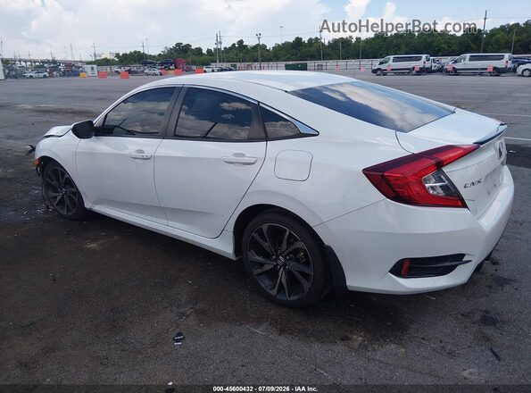 2HGFC2F89LH592669 2020 HONDA CIVIC Белый Панорамный вид салона 360°