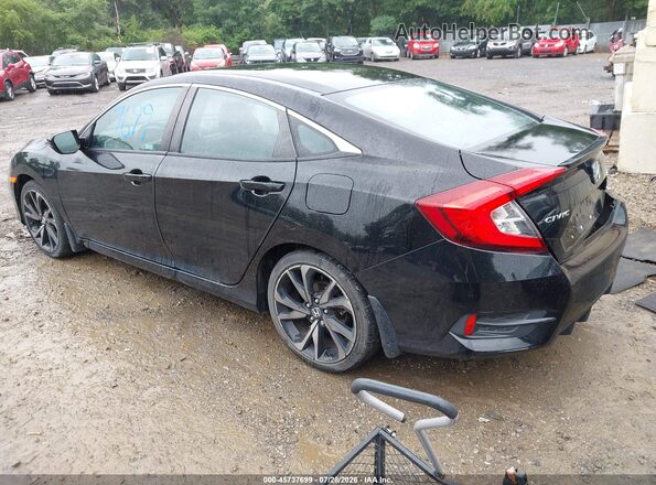 2HGFC2F89LH593028 2020 HONDA CIVIC Black Tył lewy