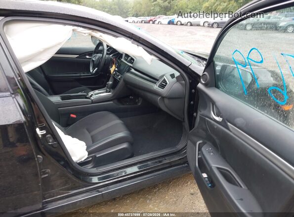 2HGFC2F89LH593028 2020 HONDA CIVIC Black Widok wnętrza z przodu