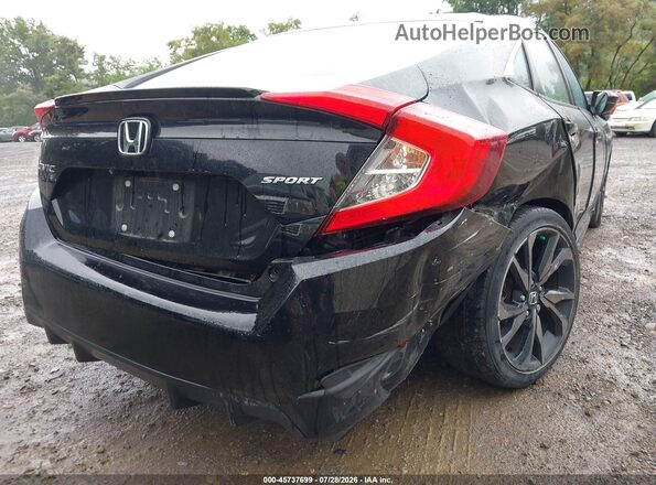 2HGFC2F89LH593028 2020 HONDA CIVIC Black Widok z przodu