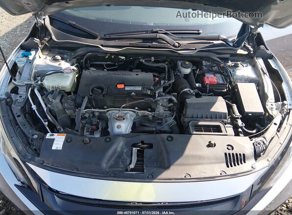 2HGFC2F89LH594583 2020 HONDA CIVIC Silver Widok z tyłu
