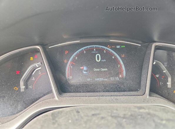 2HGFC2F89MH521103 2021 HONDA CIVIC Silver Սարքավորումների վահանակի տեսք