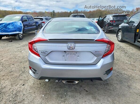 2HGFC2F89MH521103 2021 HONDA CIVIC Silver Հետևի տեսք