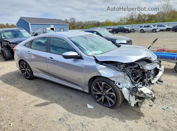 2HGFC2F89MH521103 2021 HONDA CIVIC Silver Առջևի աջ
