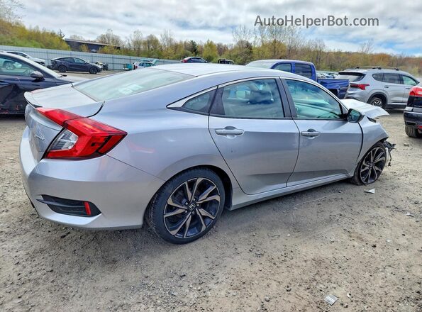 2HGFC2F89MH521103 2021 HONDA CIVIC Silver Հետևի աջ