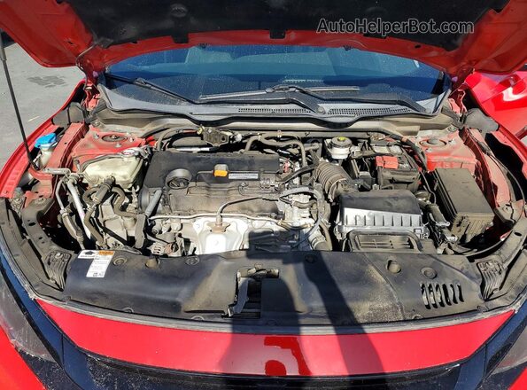2HGFC2F89MH534580 2021 HONDA CIVIC Red Սալոնի հետևի տեսք