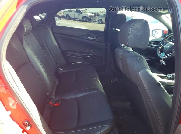 2HGFC2F89MH534580 2021 HONDA CIVIC Red Հետևի նստատեղերի տեսք