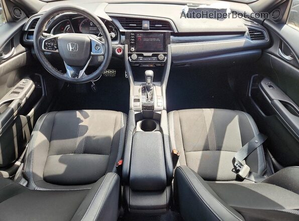 2HGFC2F89MH551086 2021 HONDA CIVIC Black Առջևի վահանակի տեսք