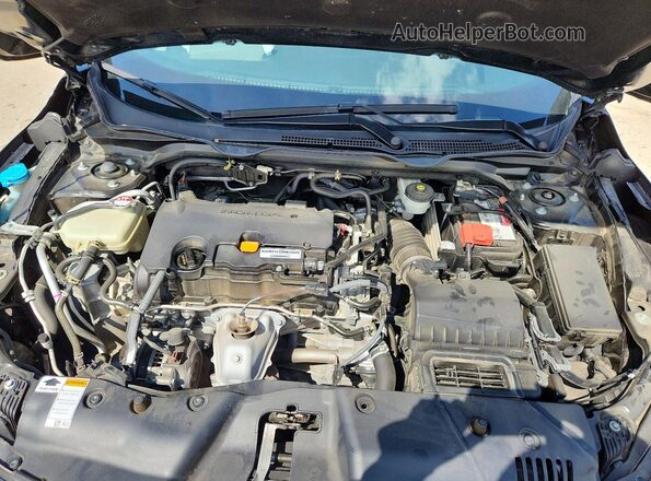 2HGFC2F89MH551086 2021 HONDA CIVIC Black Սալոնի հետևի տեսք
