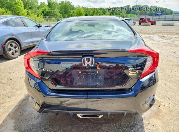 2HGFC2F89MH551086 2021 HONDA CIVIC Black Հետևի տեսք