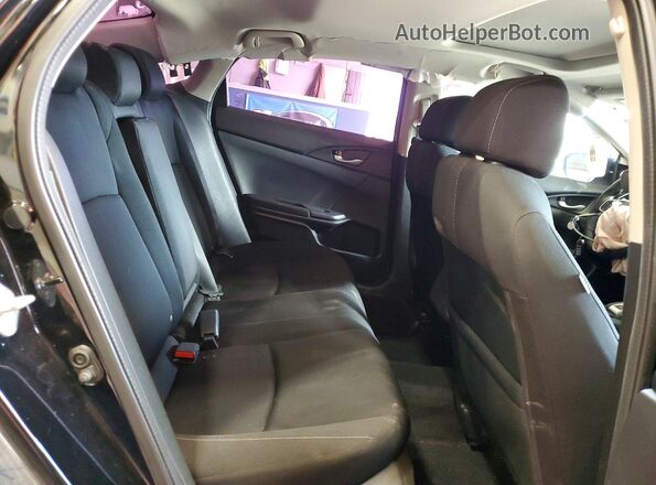 2HGFC2F8XHH040296 2017 HONDA CIVIC Black Rear interior view