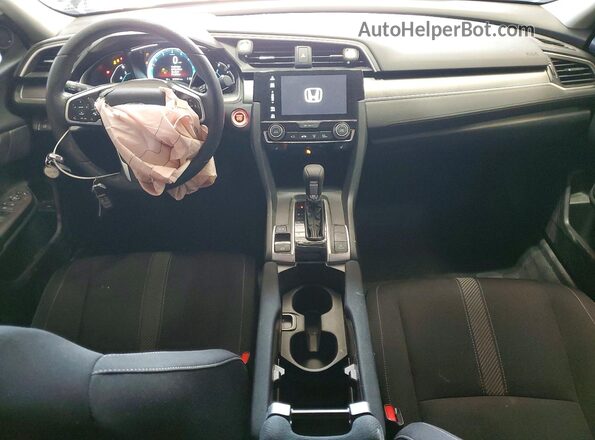 2HGFC2F8XHH040296 2017 HONDA CIVIC Black Dashboard view