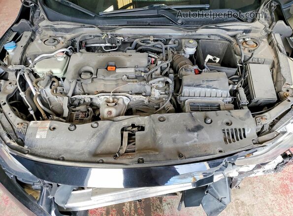 2HGFC2F8XHH040296 2017 HONDA CIVIC Black Engine compartment view