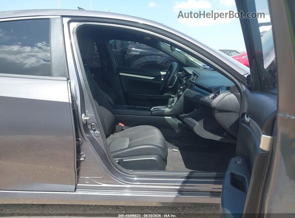 2HGFC2F8XKH500855 2019 HONDA CIVIC Gray წინა სალონის ხედი