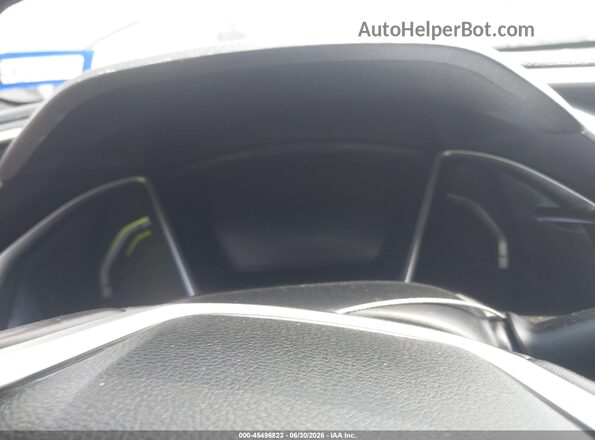 2HGFC2F8XKH500855 2019 HONDA CIVIC Gray უკანა სავარძლების ხედი
