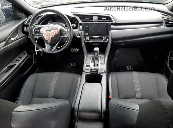 2HGFC2F8XKH509099 2019 HONDA CIVIC Black Vista del salpicadero