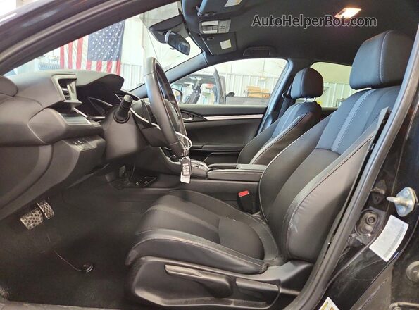 2HGFC2F8XKH571618 2019 HONDA CIVIC Black Սալոնի դիմացի տեսք