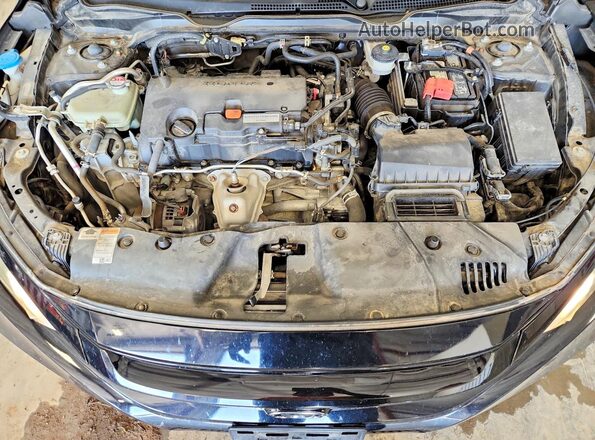 2HGFC2F8XKH571618 2019 HONDA CIVIC Black Սալոնի հետևի տեսք