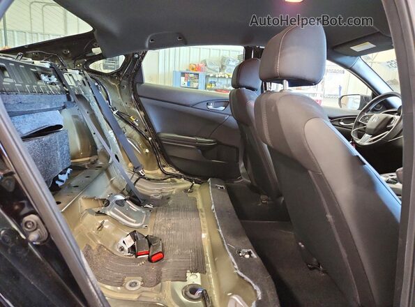 2HGFC2F8XKH571618 2019 HONDA CIVIC Black Հետևի նստատեղերի տեսք